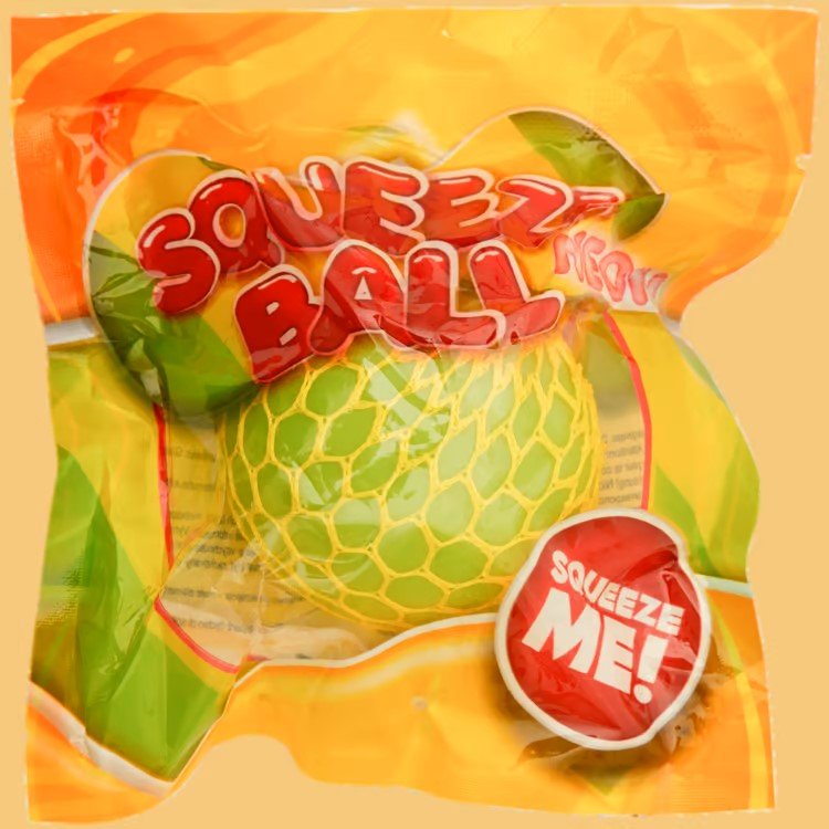 4x Neon Power Quetschball – Dein Ultimativer Stressbuster! 4er Set - Straight From The Box